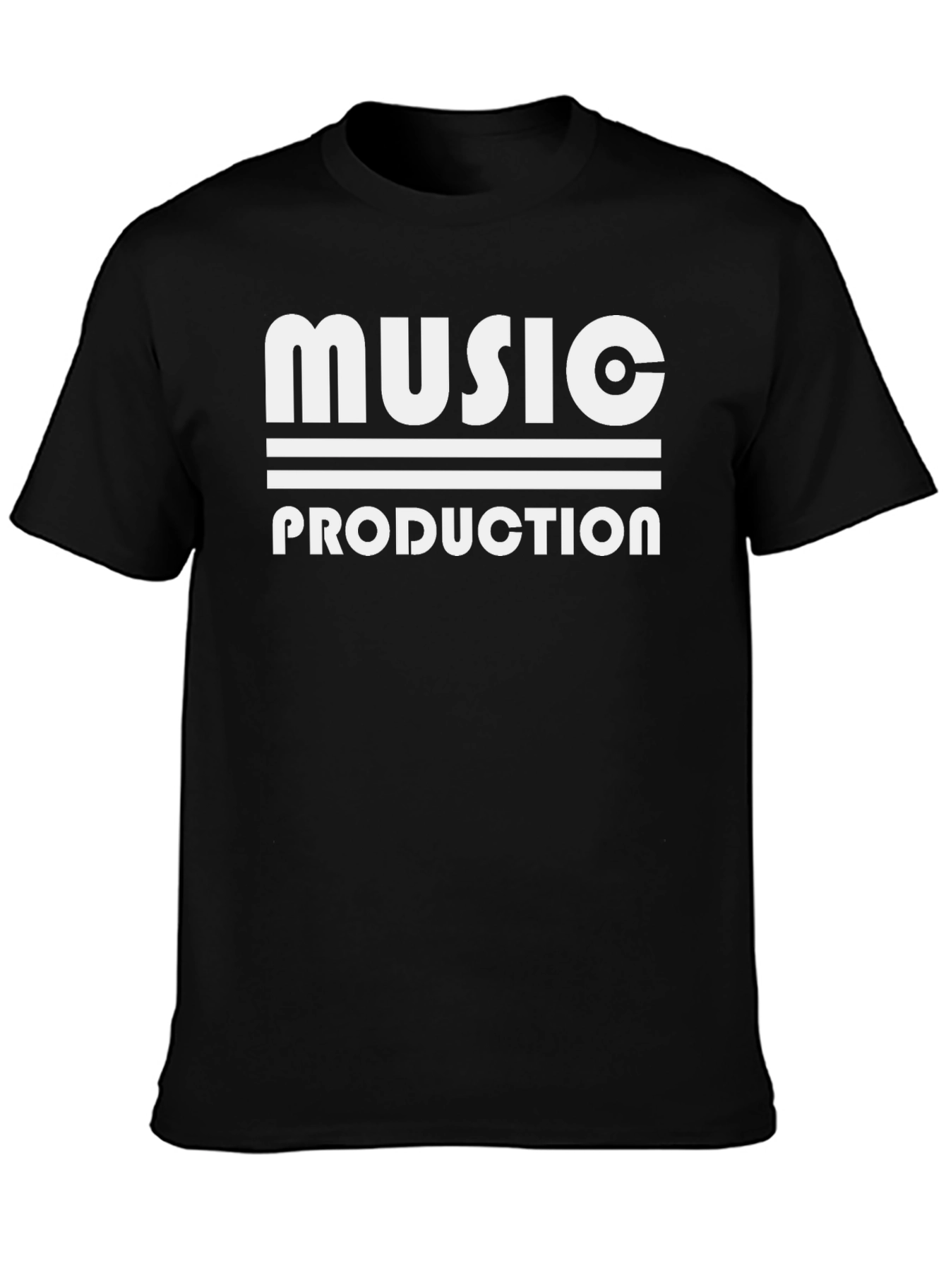 Music Production T-Shirt - Black Cotton Tee