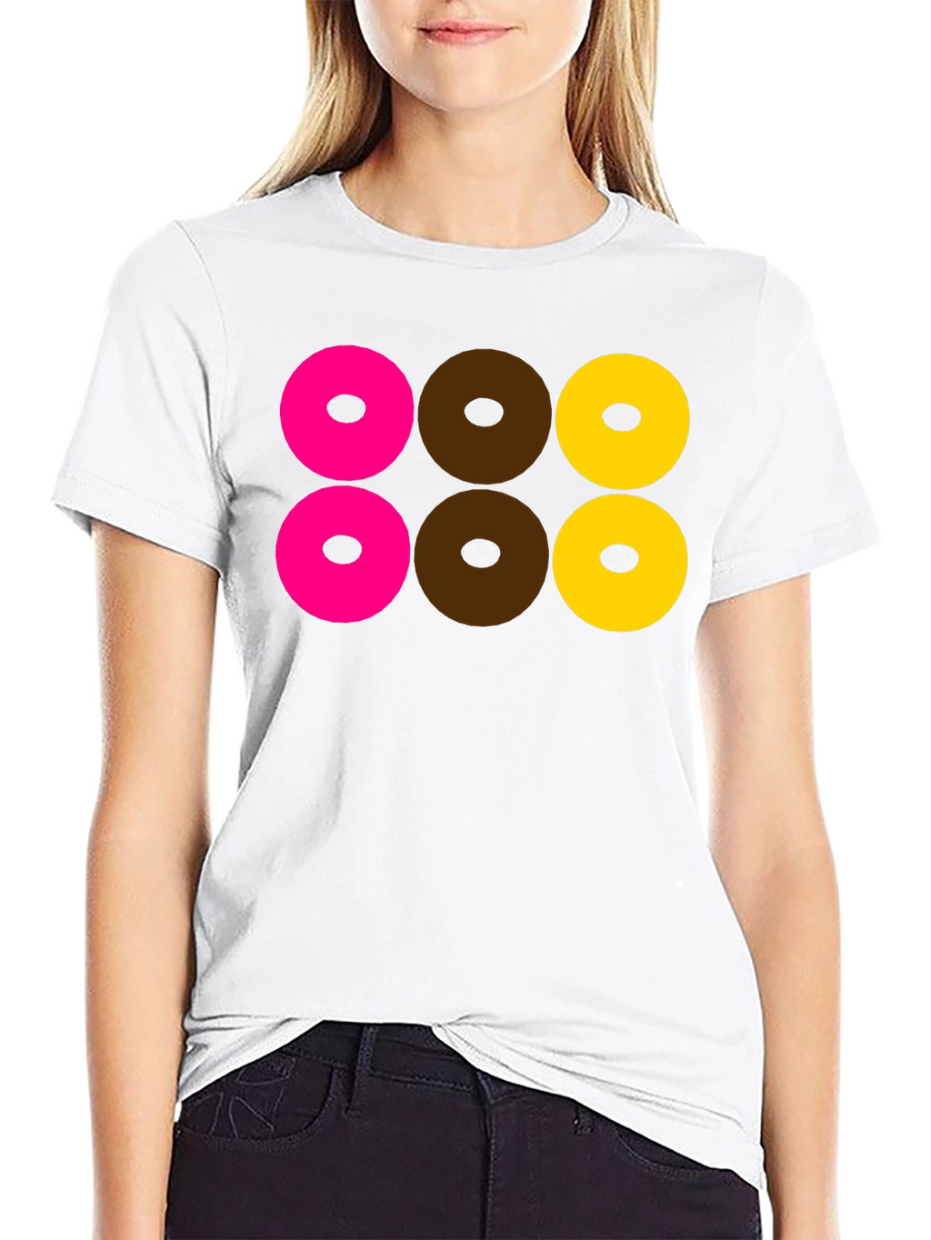 Fun Donut T-Shirt - Black