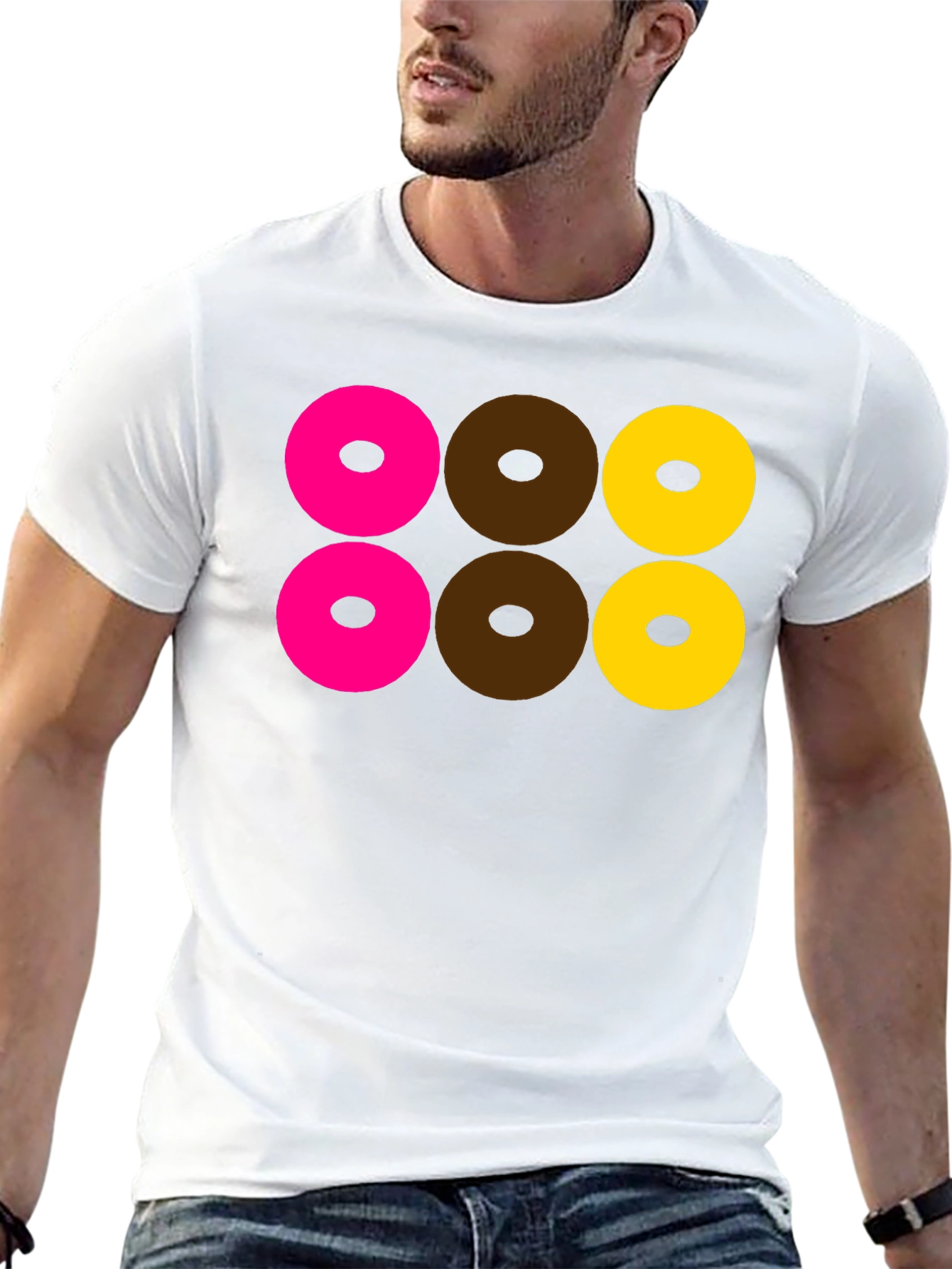 Fun Donut T-Shirt - Black