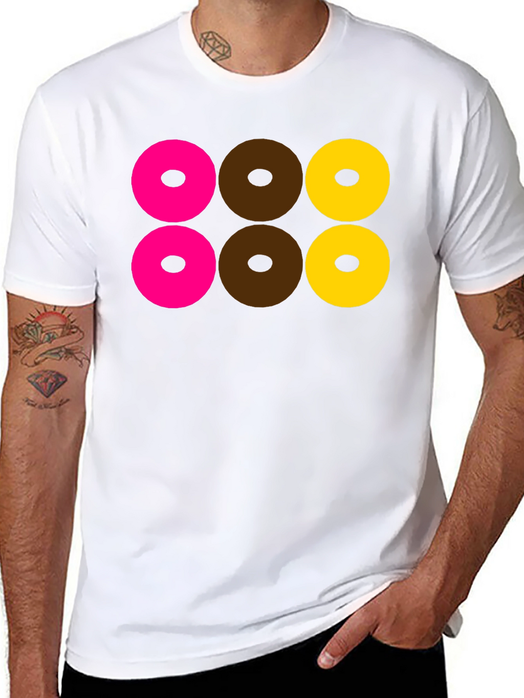 Fun Donut T-Shirt - Black