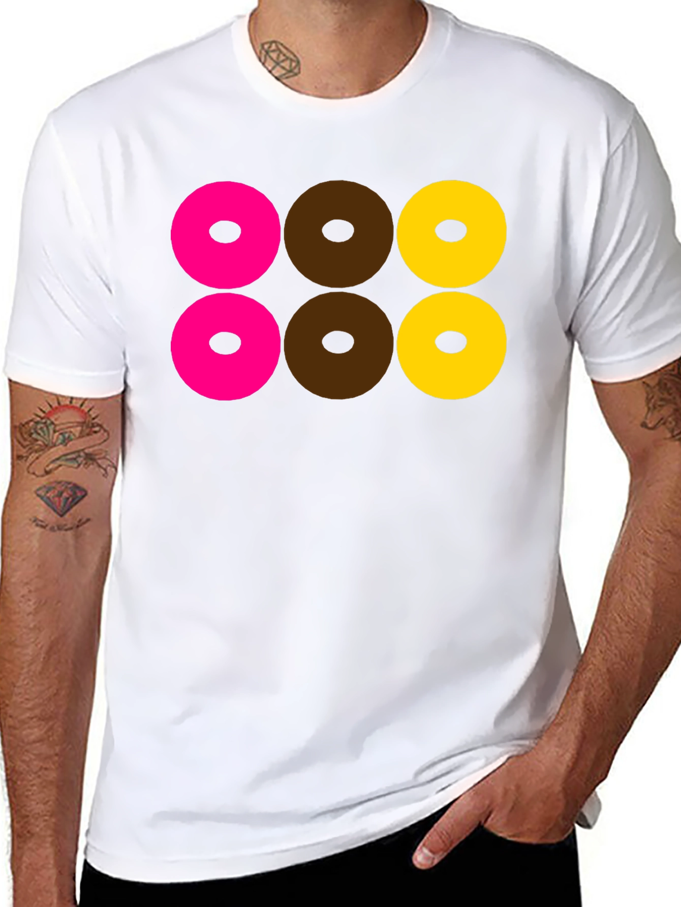 Fun Donut T-Shirt - Black