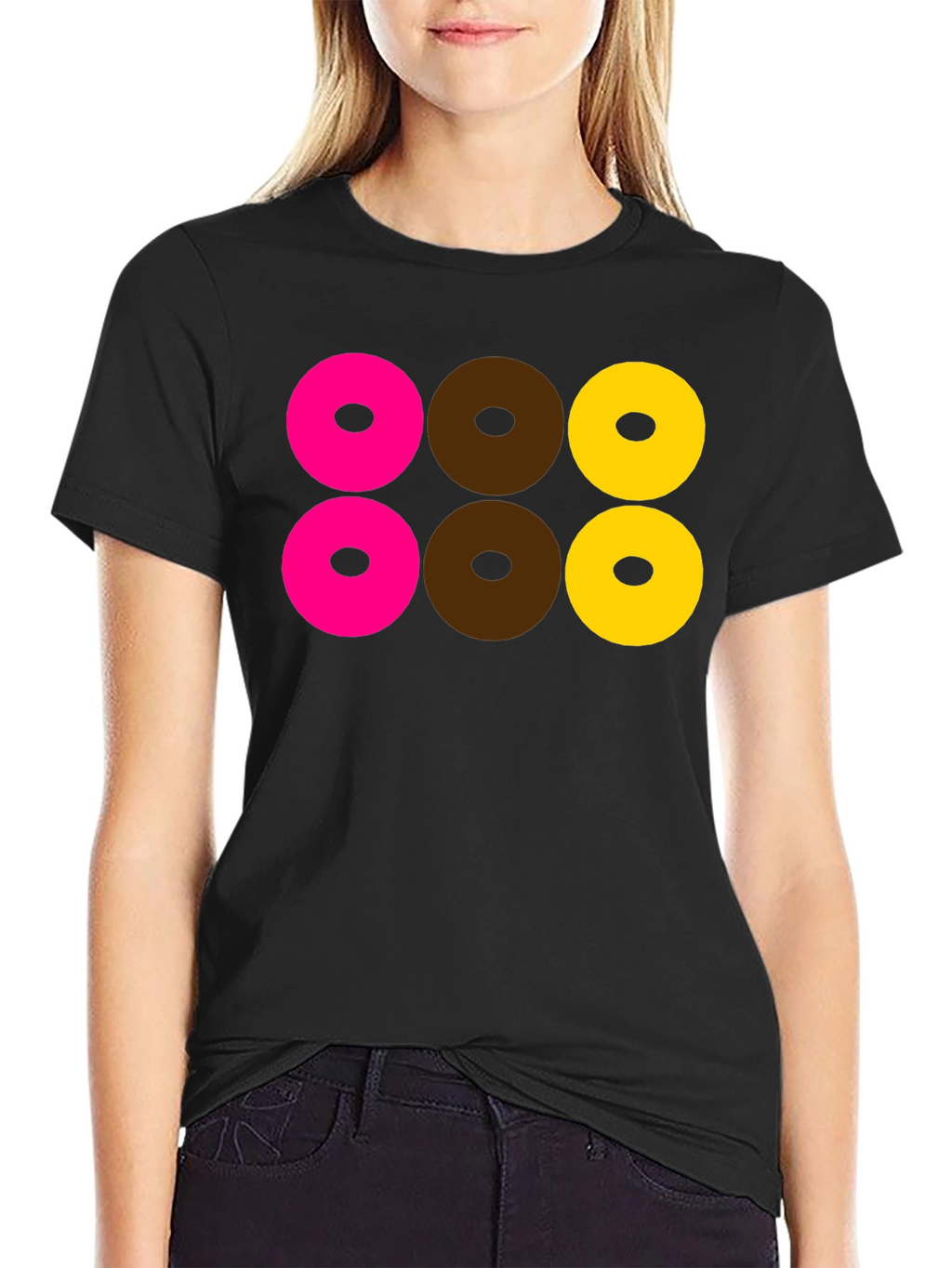 Fun Donut T-Shirt - Black