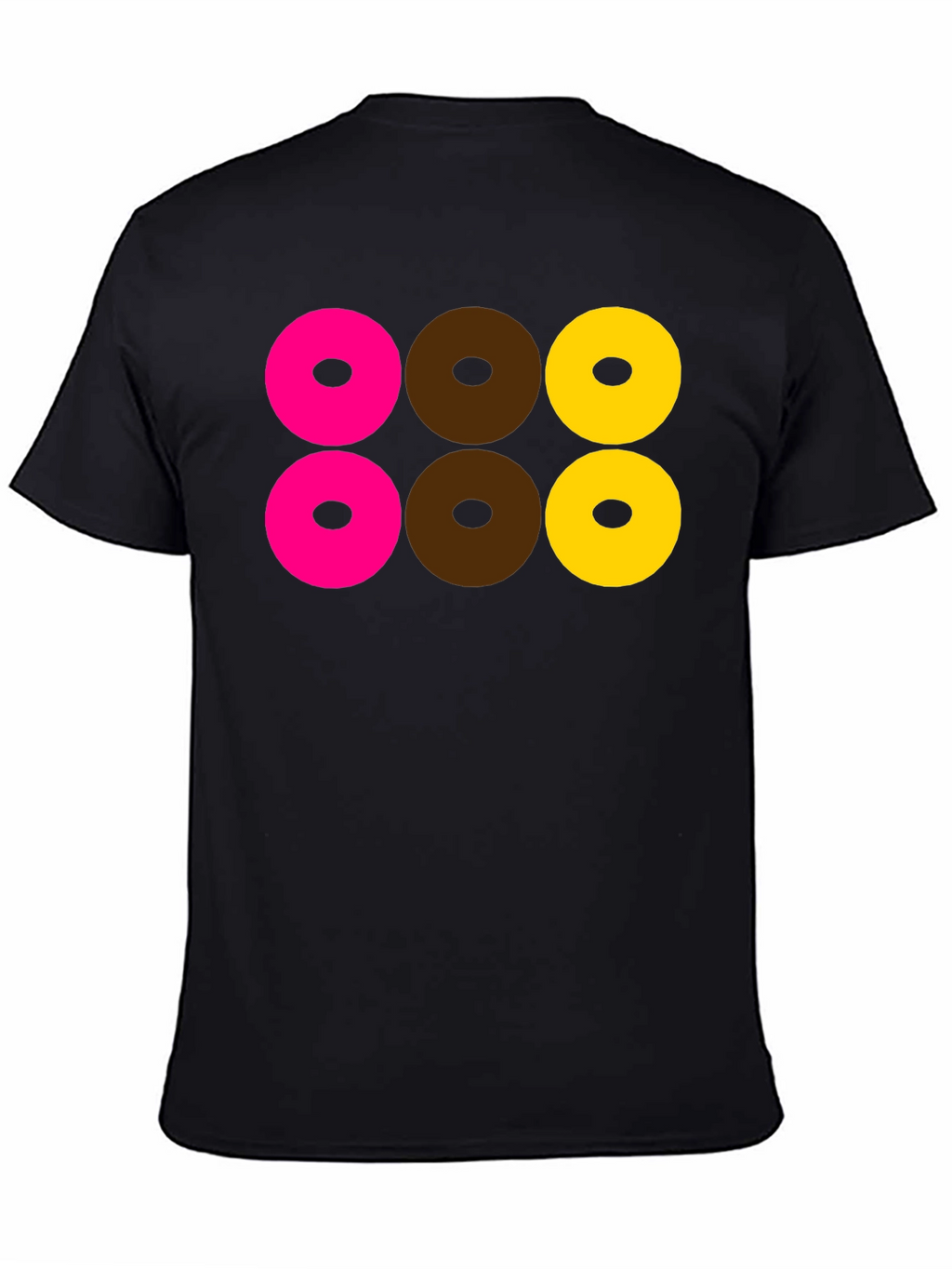 Fun Donut T-Shirt - Black