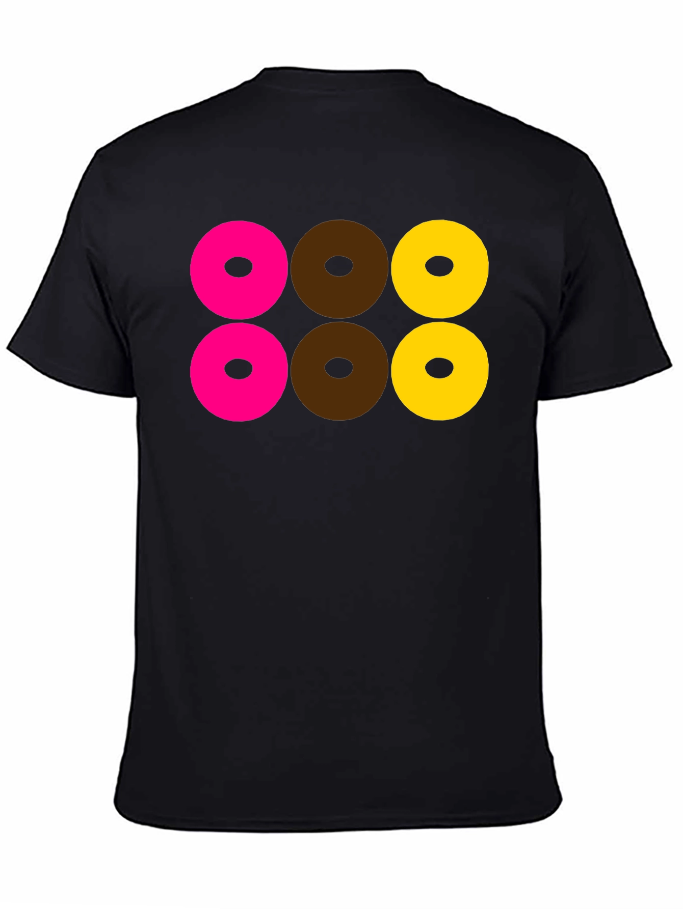 Fun Donut T-Shirt - Black