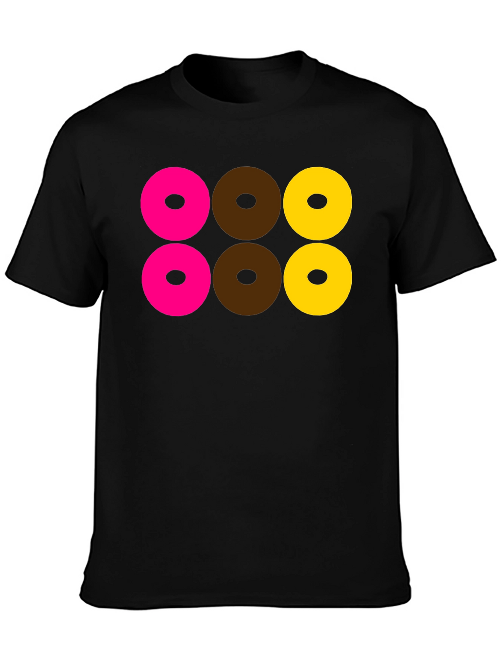 Fun Donut T-Shirt - Black