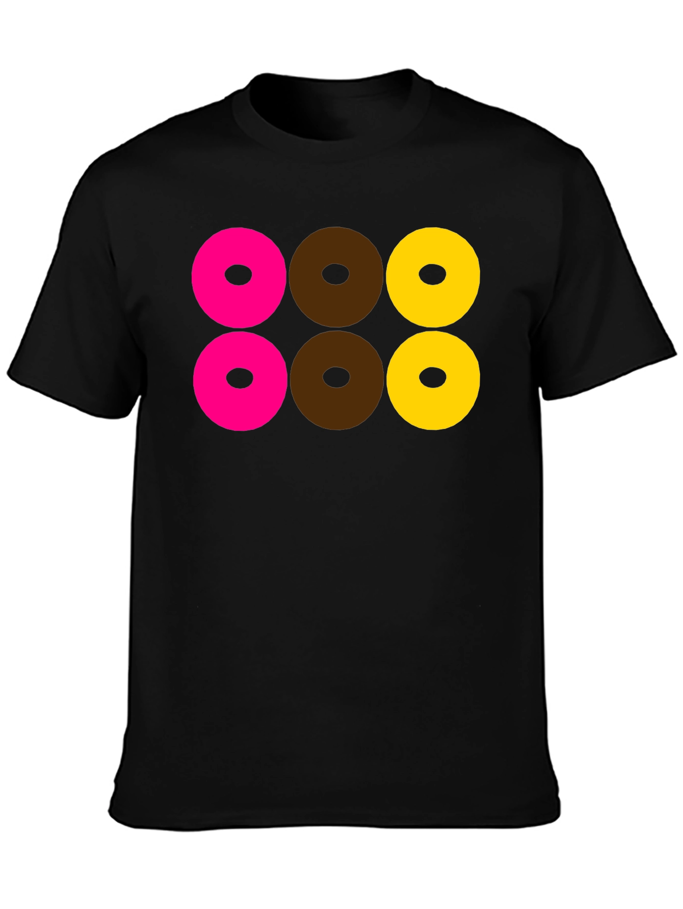 Fun Donut T-Shirt - Black