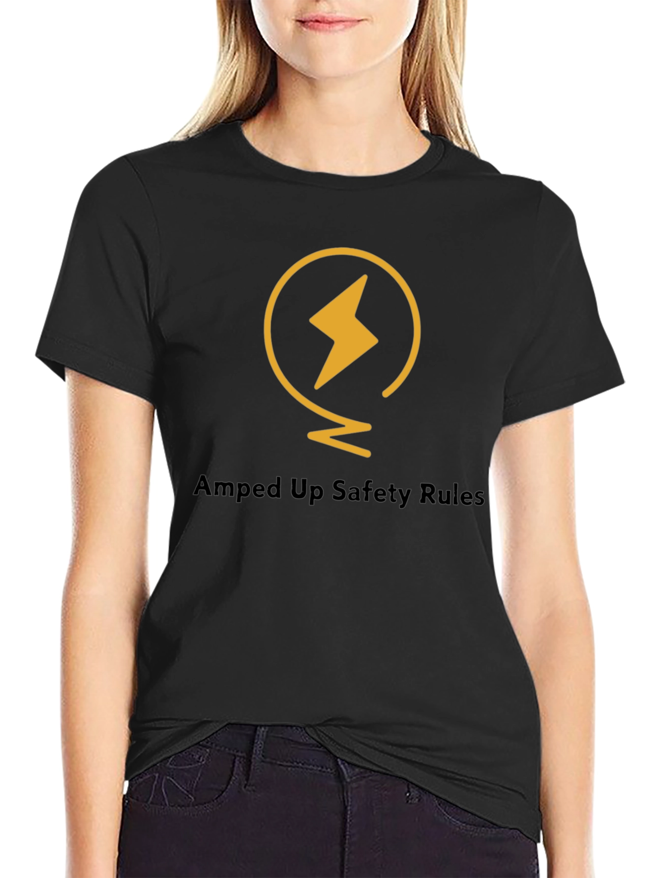 Amped Up Safety Rules Graphic T-Shirt
