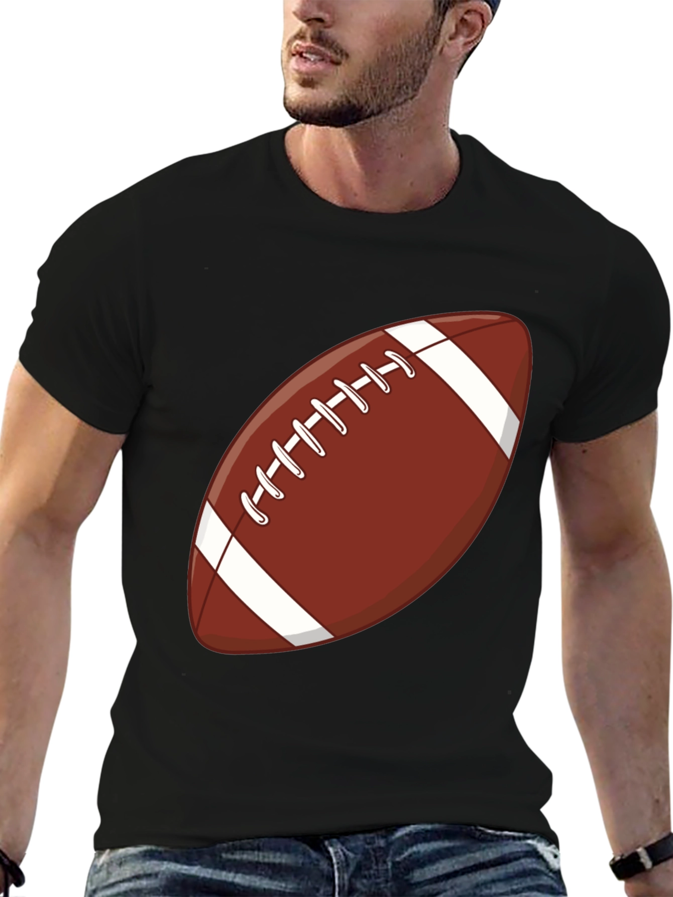 Football Graphic Tee - Game Day Ready!