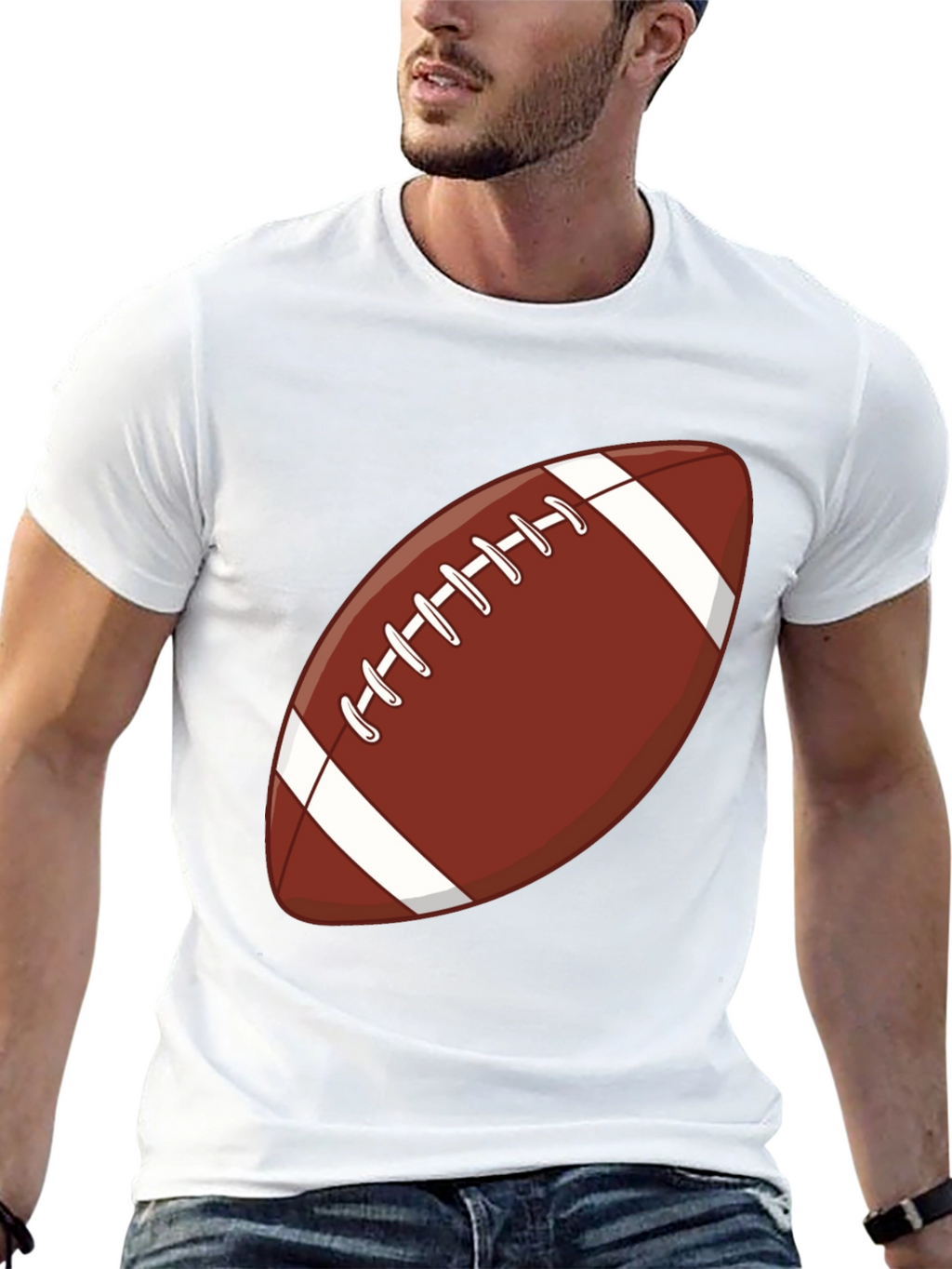 Football Graphic Tee - Game Day Ready!