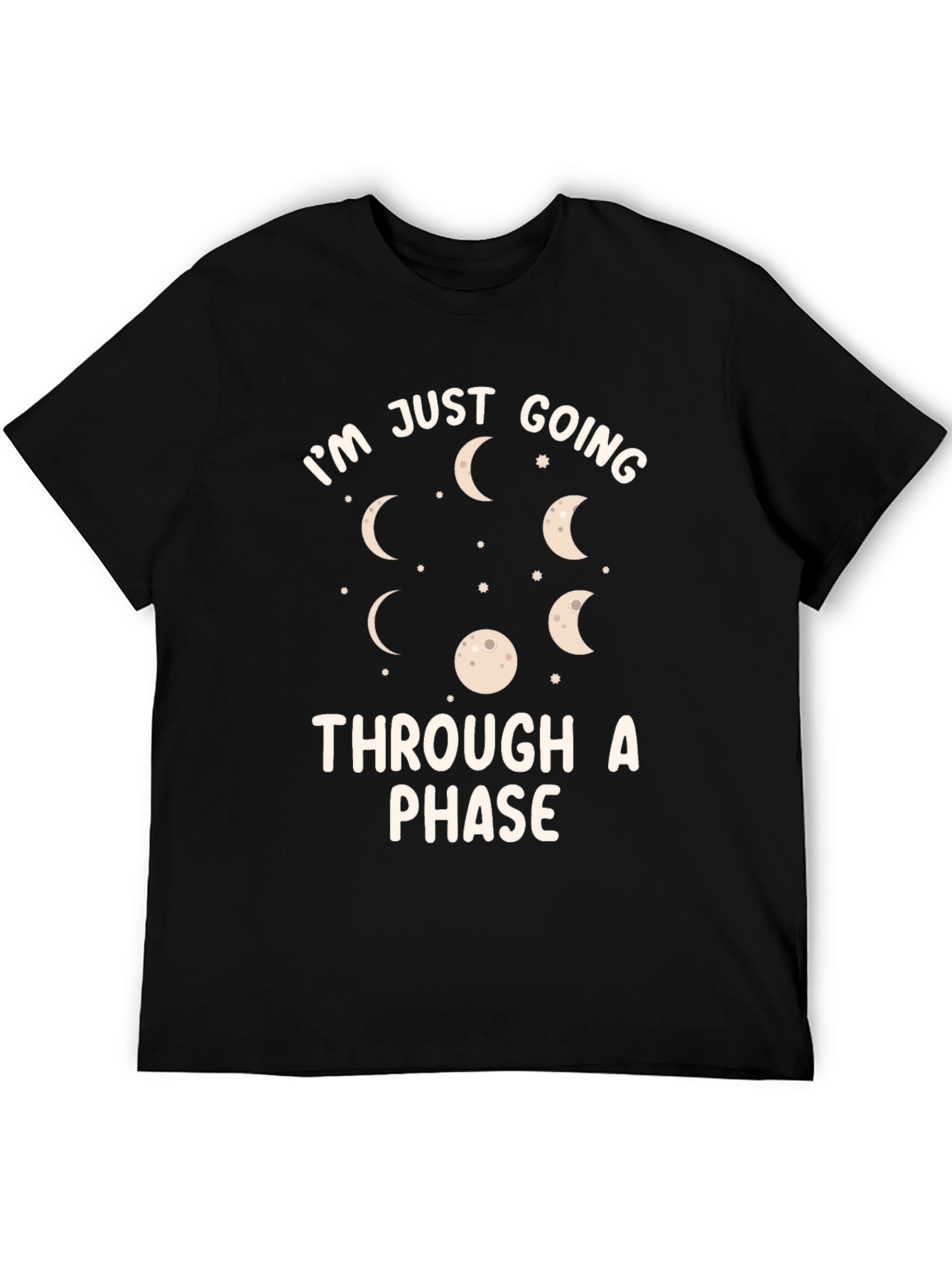 Moon Phase Graphic T-Shirt - Going Through a Phase