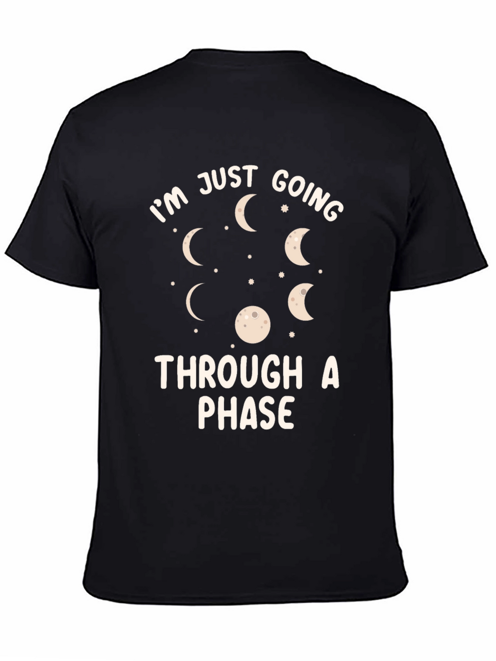 Moon Phase Graphic T-Shirt - Going Through a Phase