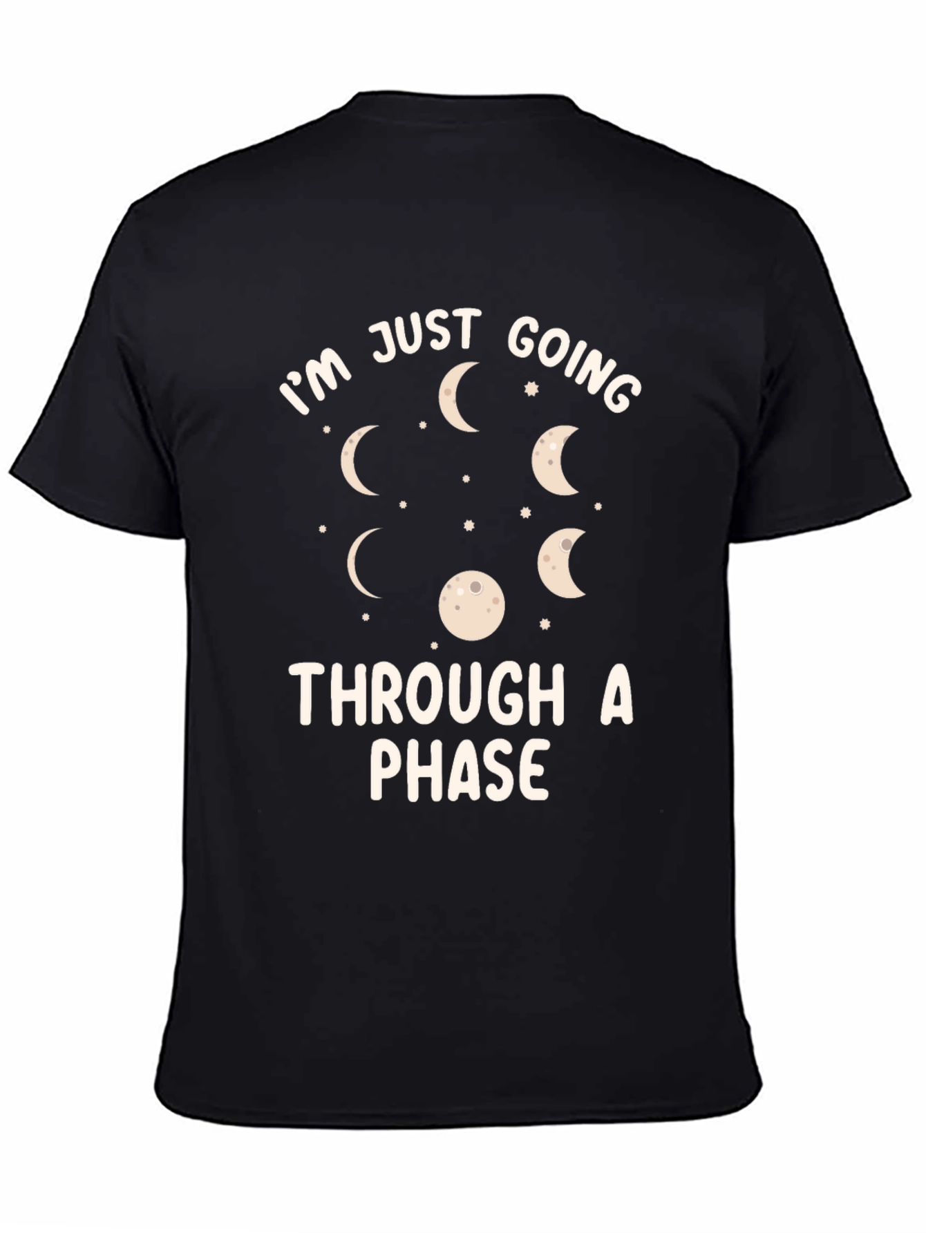 Moon Phase Graphic T-Shirt - Going Through a Phase
