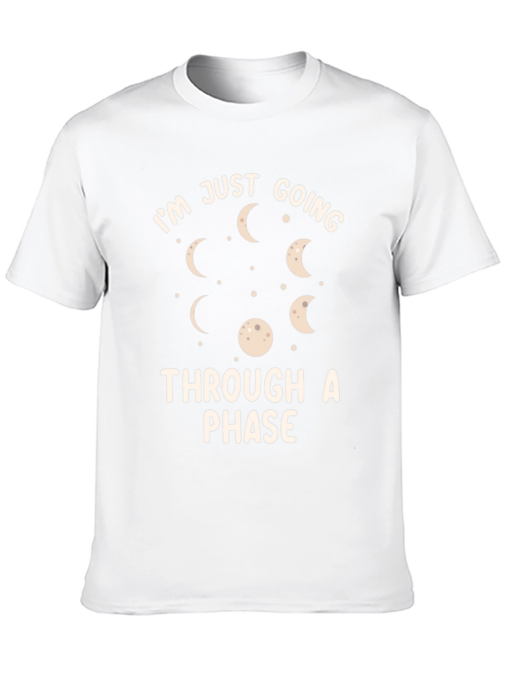 Moon Phase Graphic T-Shirt - Going Through a Phase