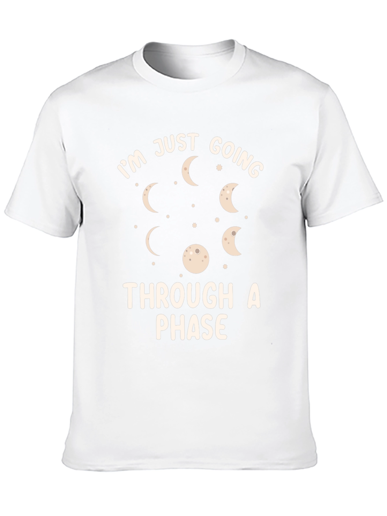 Moon Phase Graphic T-Shirt - Going Through a Phase