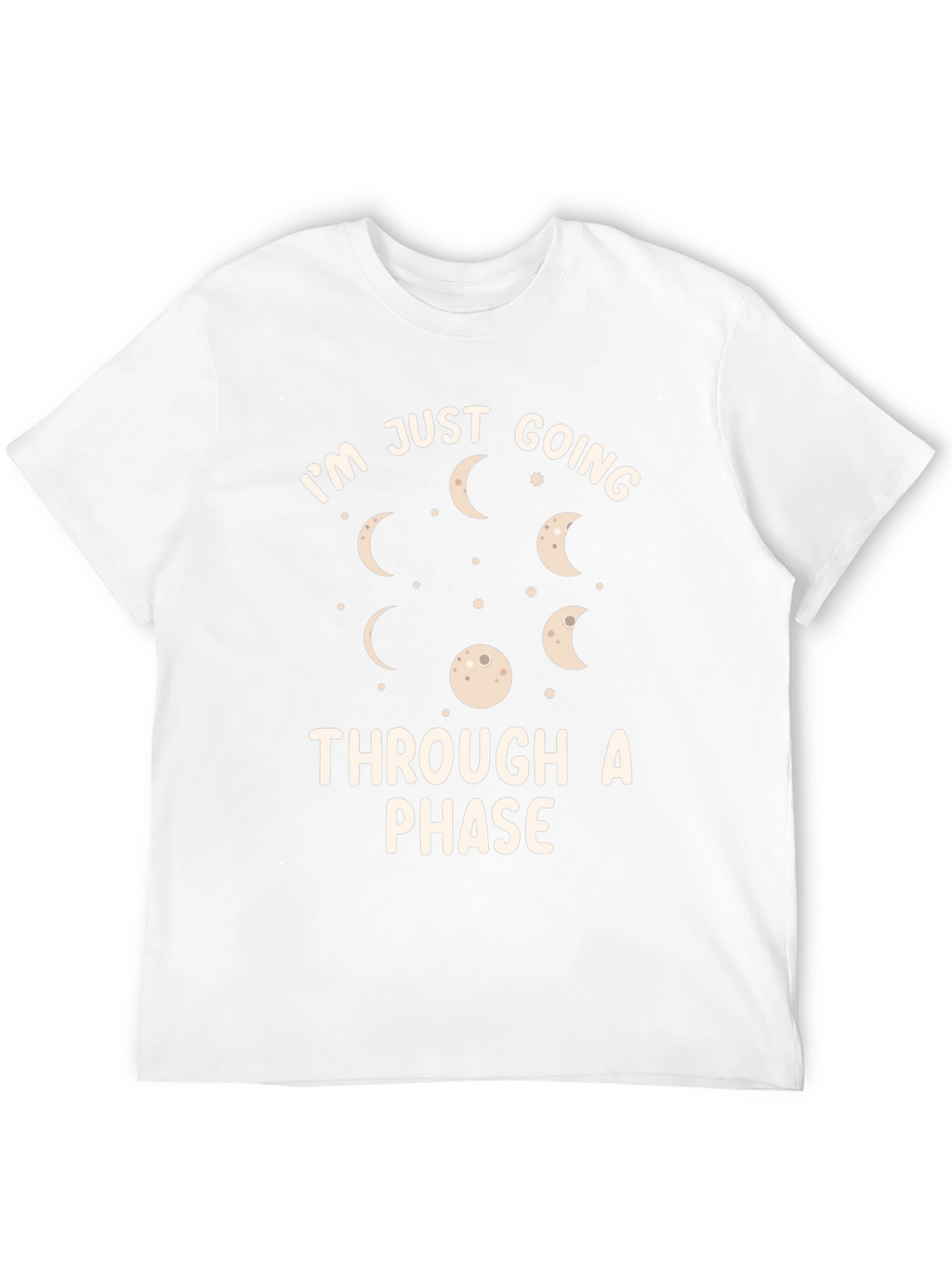 Moon Phase Graphic T-Shirt - Going Through a Phase