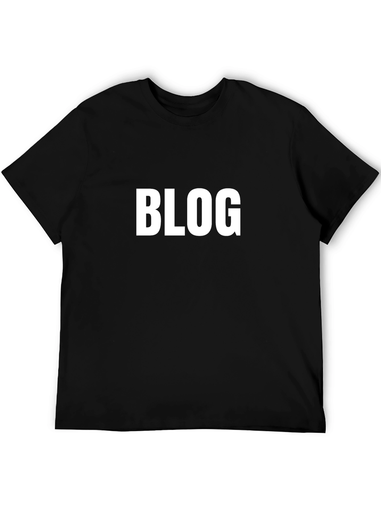 Black BLOG Graphic Tee - Stylish & Trendy