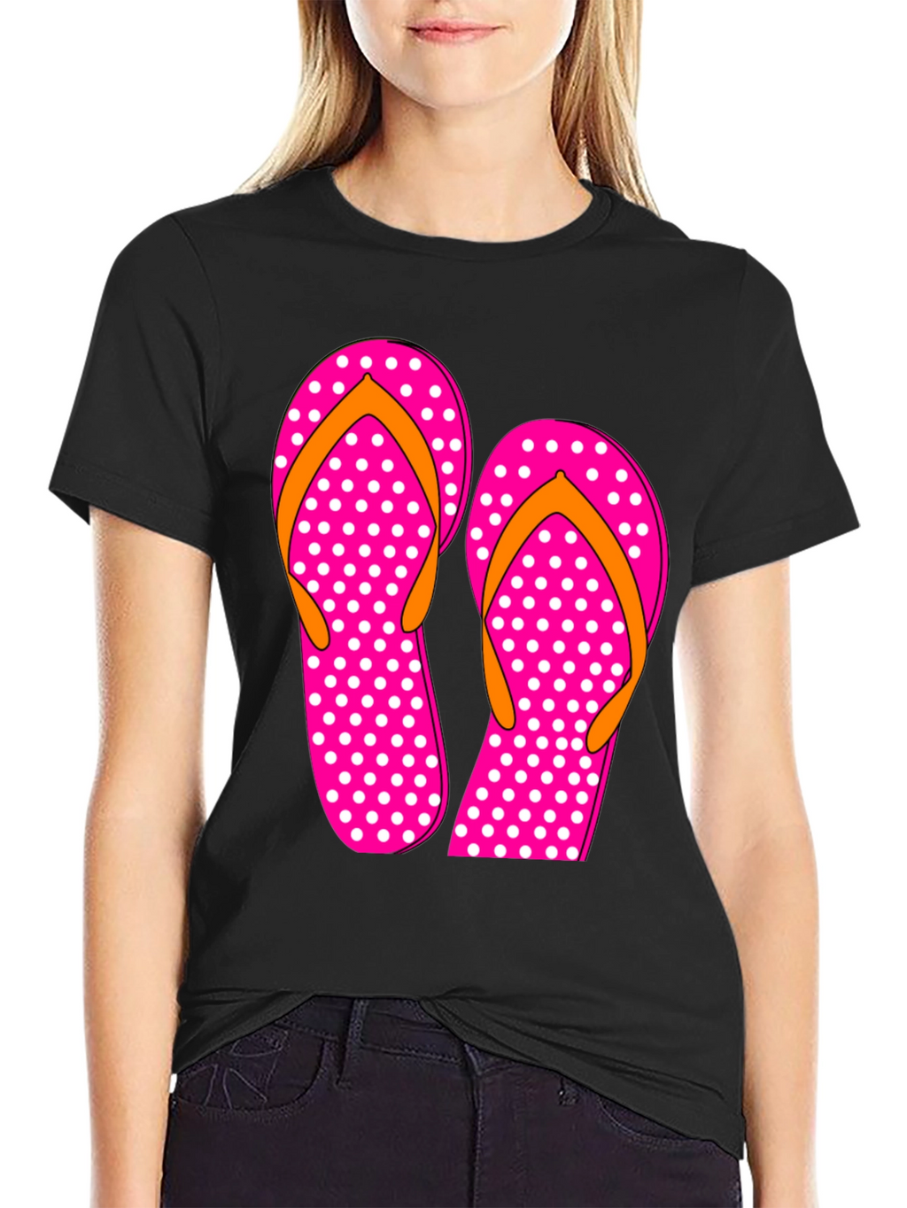 Novelty Flip Flop Graphic Tee - Summer Ready