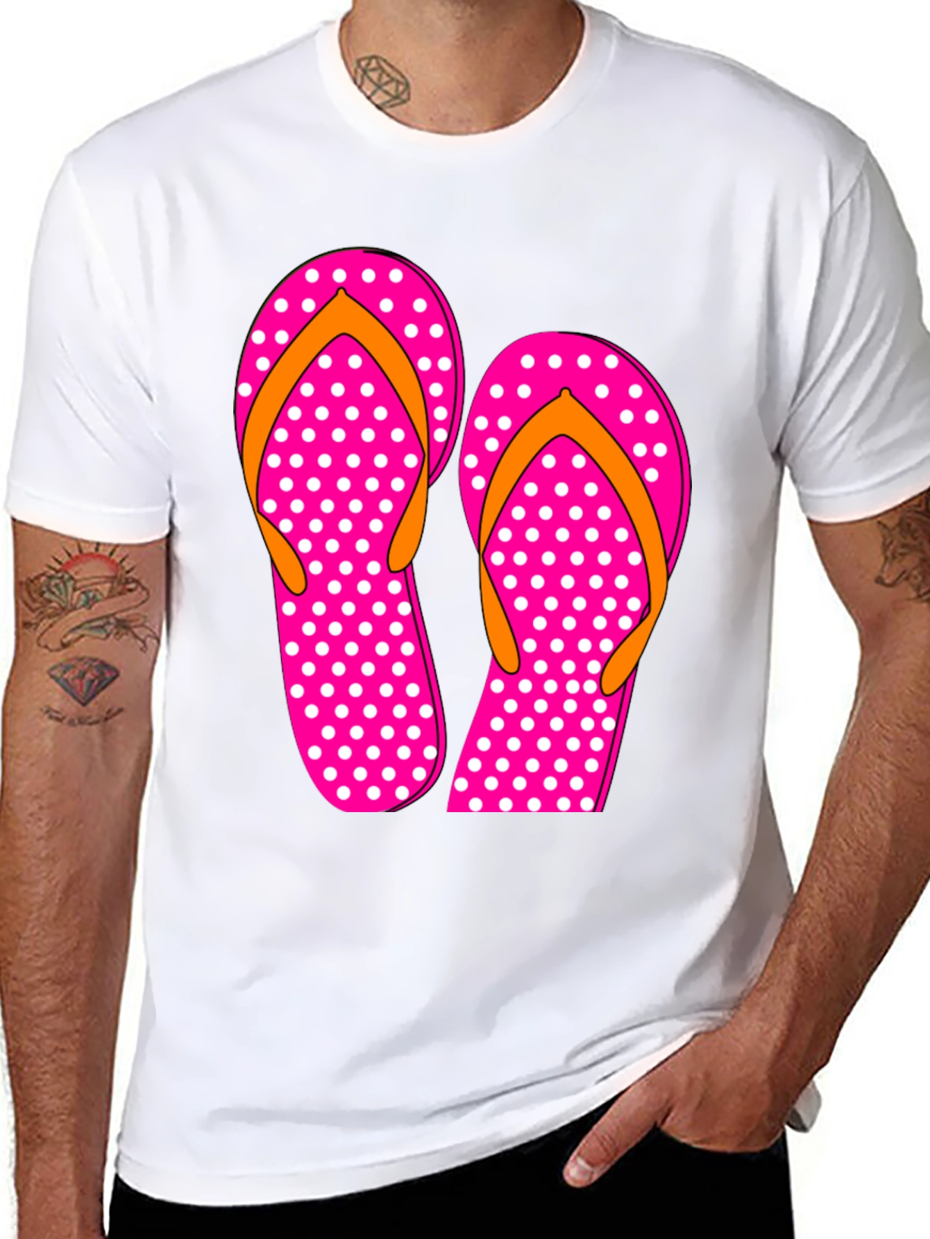 Novelty Flip Flop Graphic Tee - Summer Ready