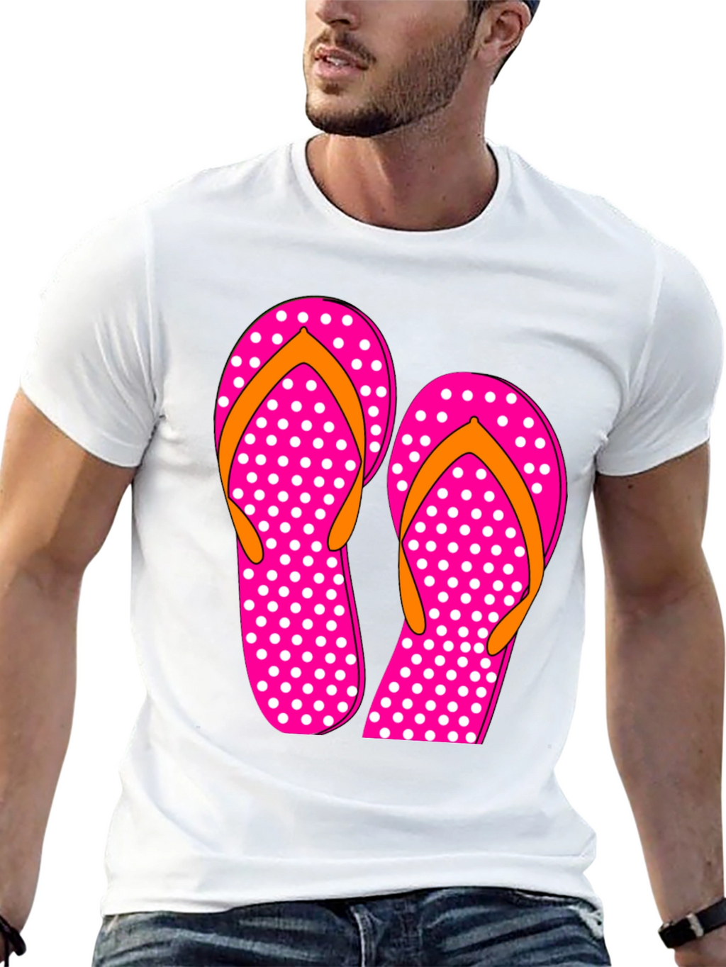 Novelty Flip Flop Graphic Tee - Summer Ready