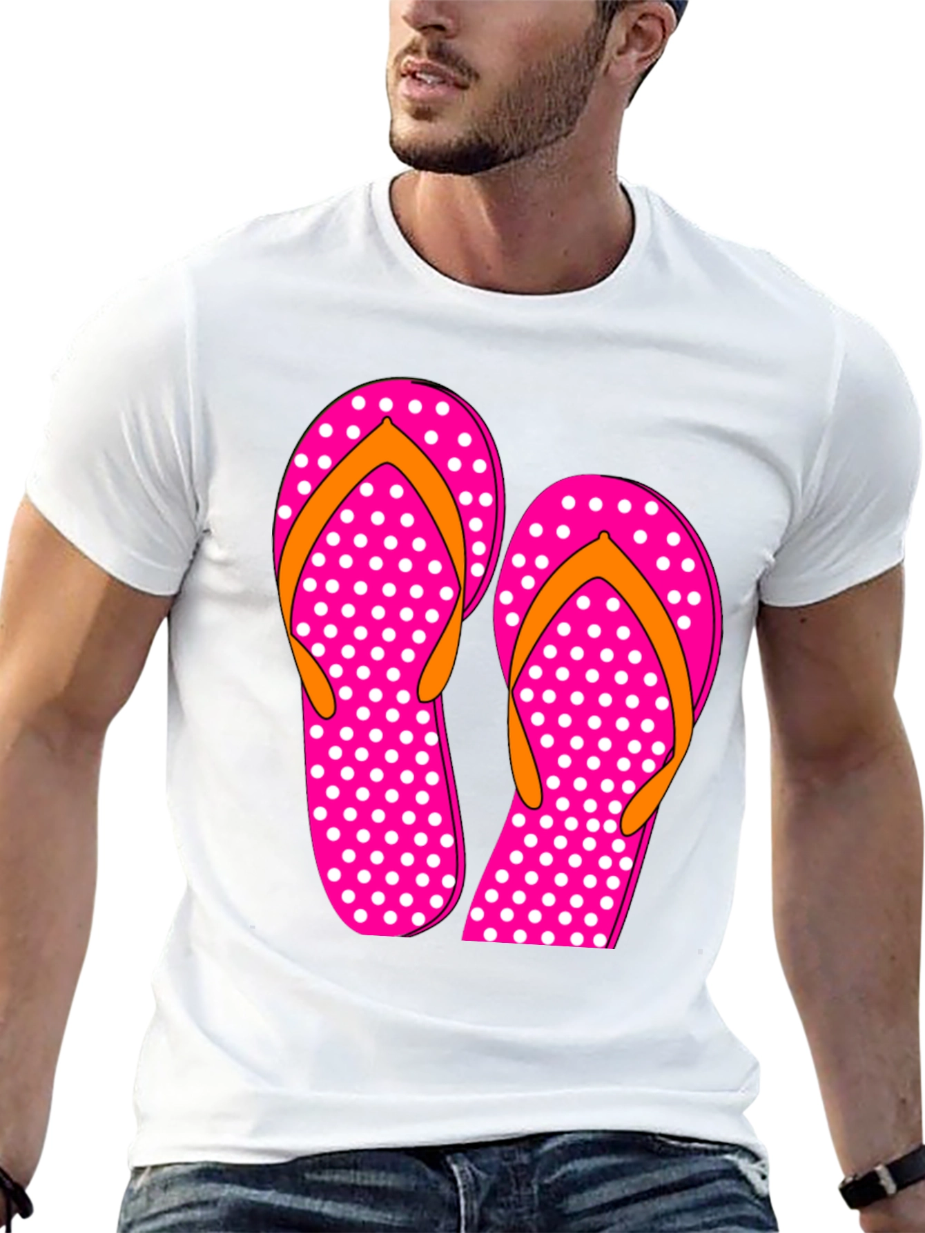 Novelty Flip Flop Graphic Tee - Summer Ready