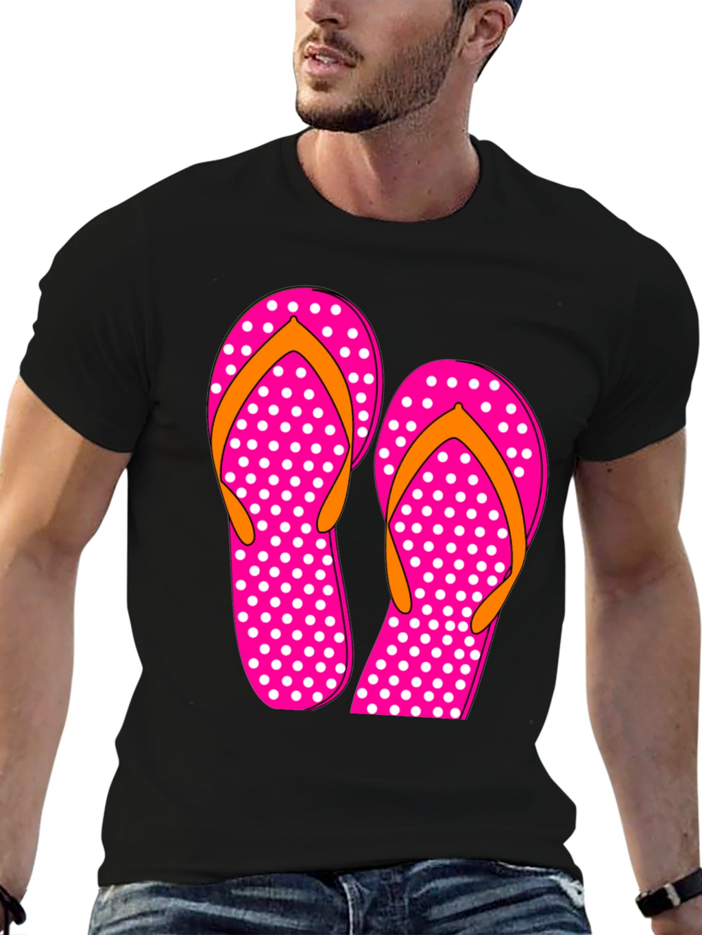 Novelty Flip Flop Graphic Tee - Summer Ready