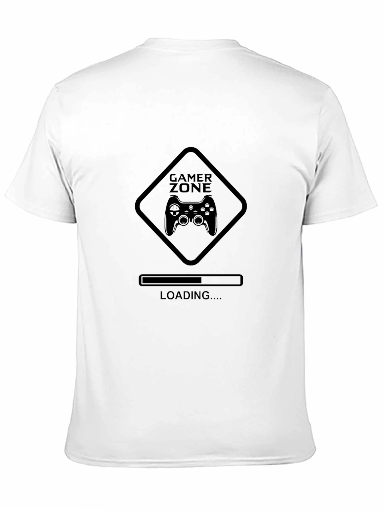 Gamer Zone Loading Black T-Shirt
