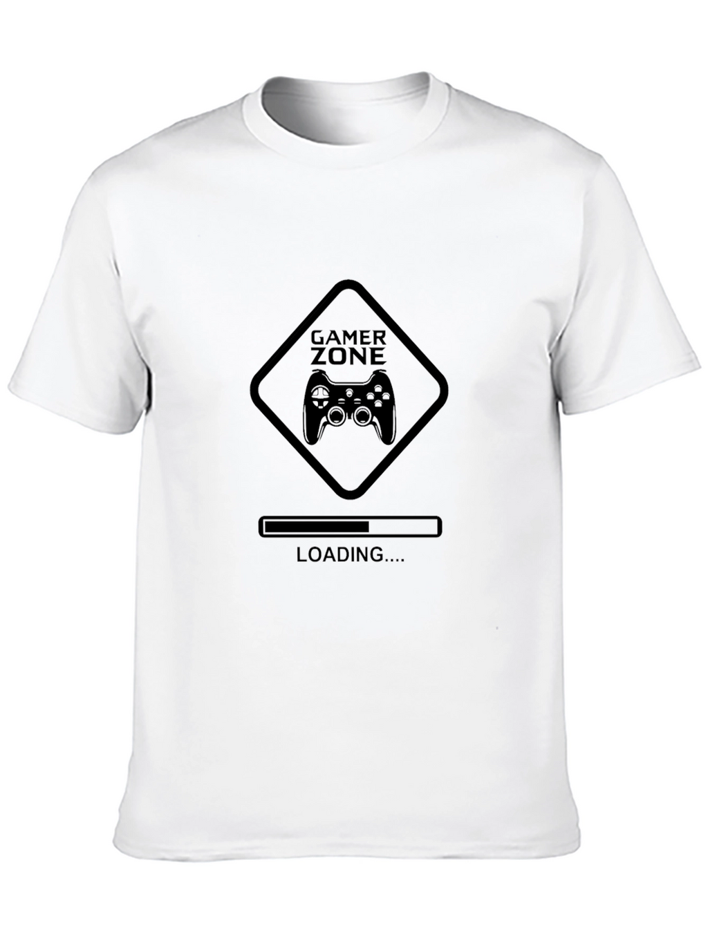Gamer Zone Loading Black T-Shirt