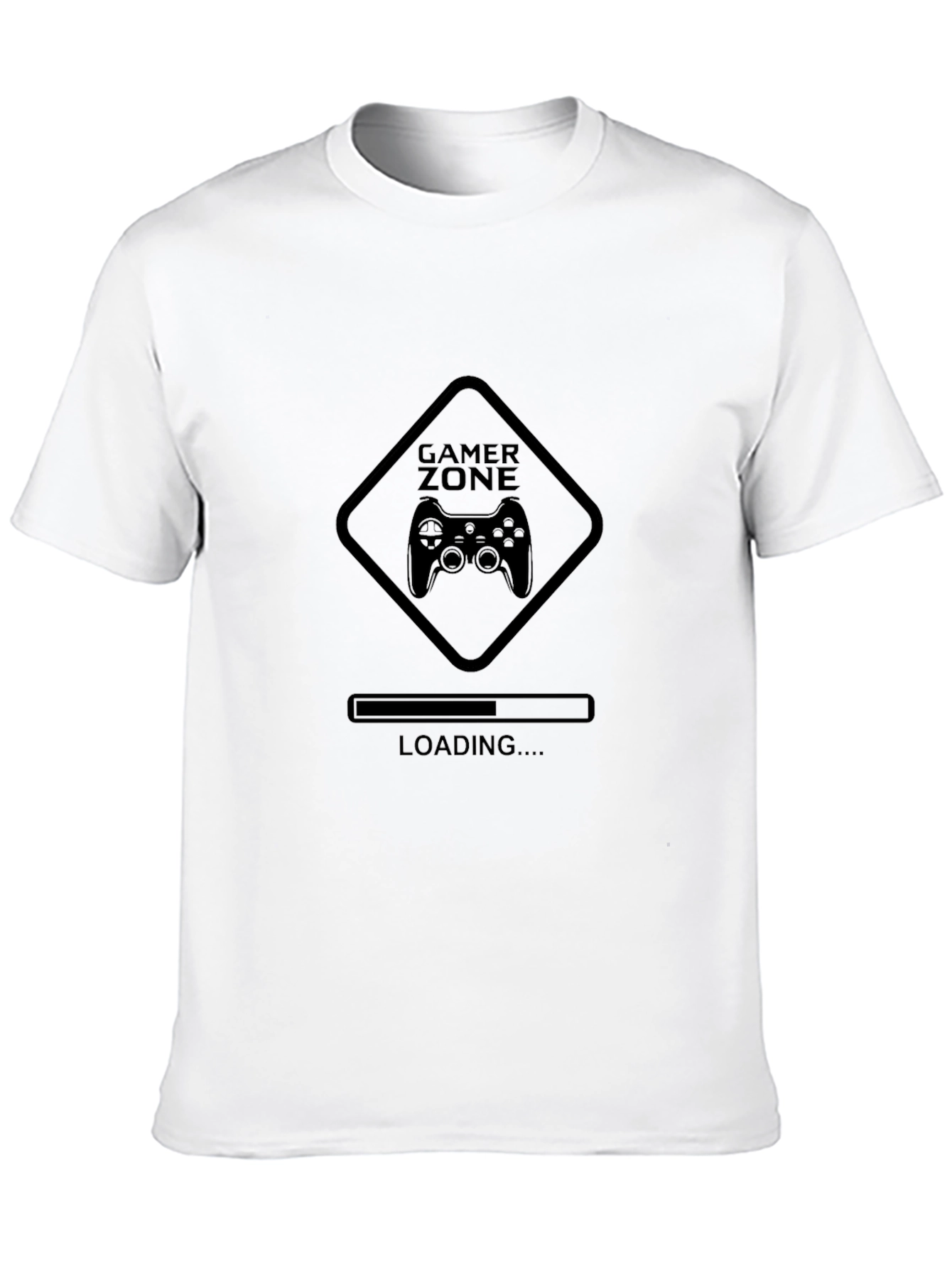 Gamer Zone Loading Black T-Shirt
