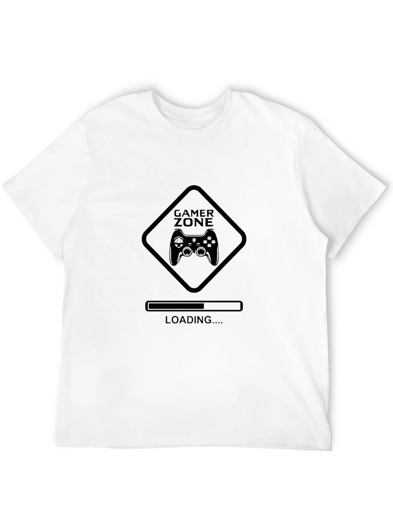 Gamer Zone Loading Black T-Shirt