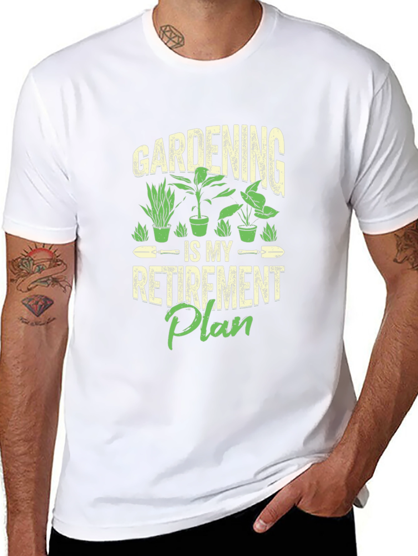 Gardening Retirement Plan Graphic Tee