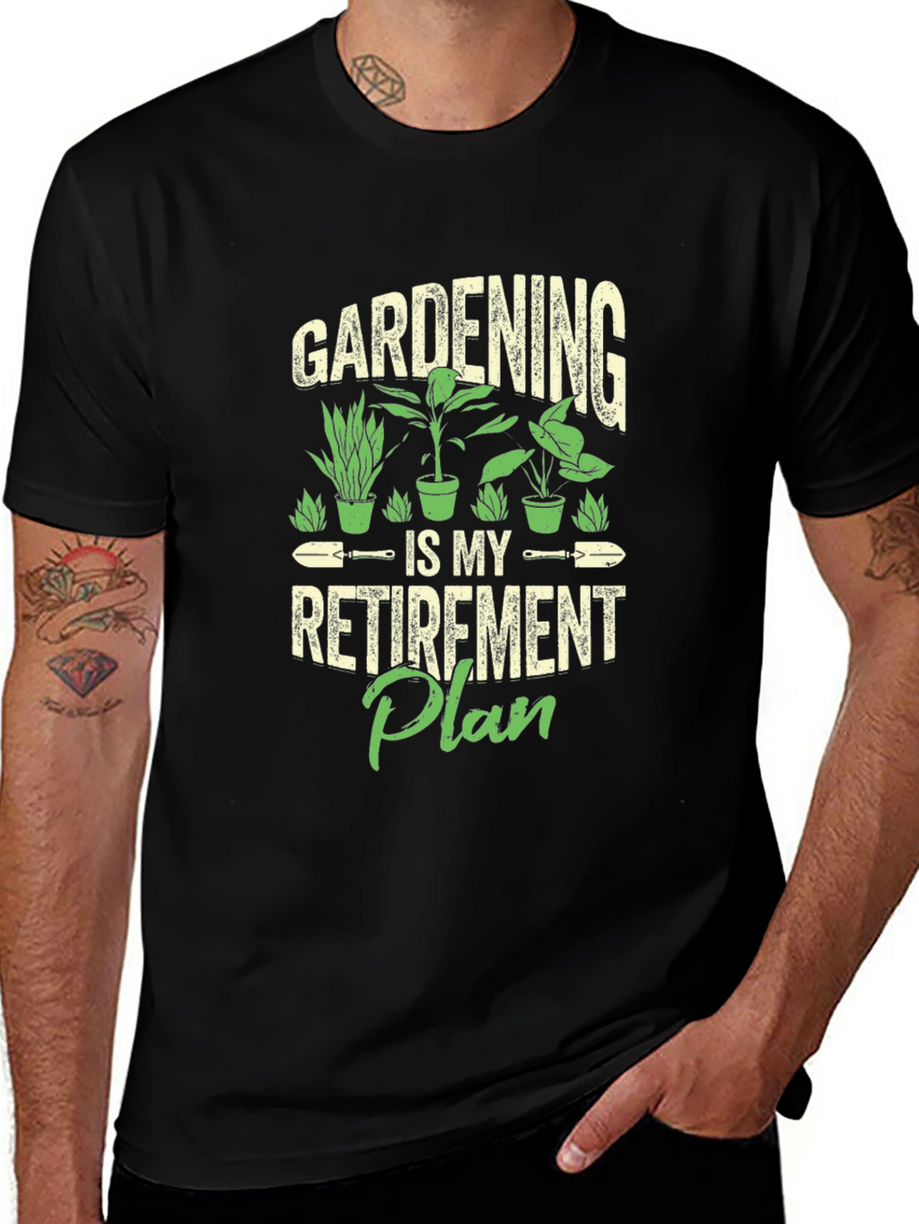 Gardening Retirement Plan Graphic Tee