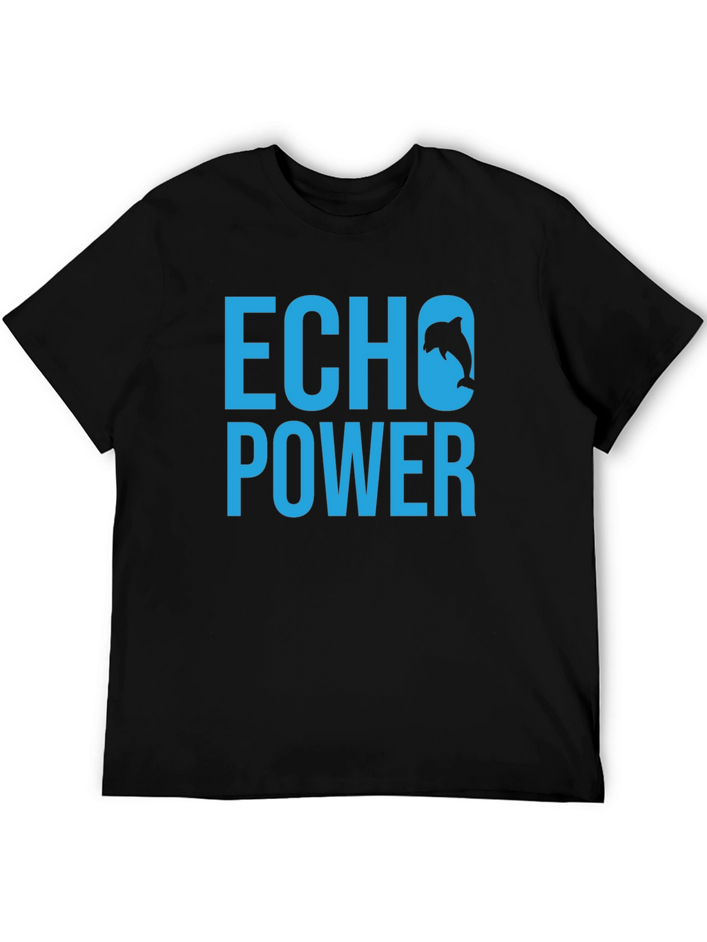 Echo Power Dolphin T-Shirt - Black
