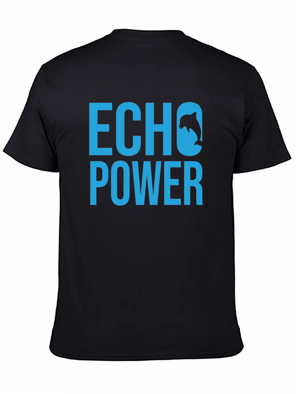 Echo Power Dolphin T-Shirt - Black