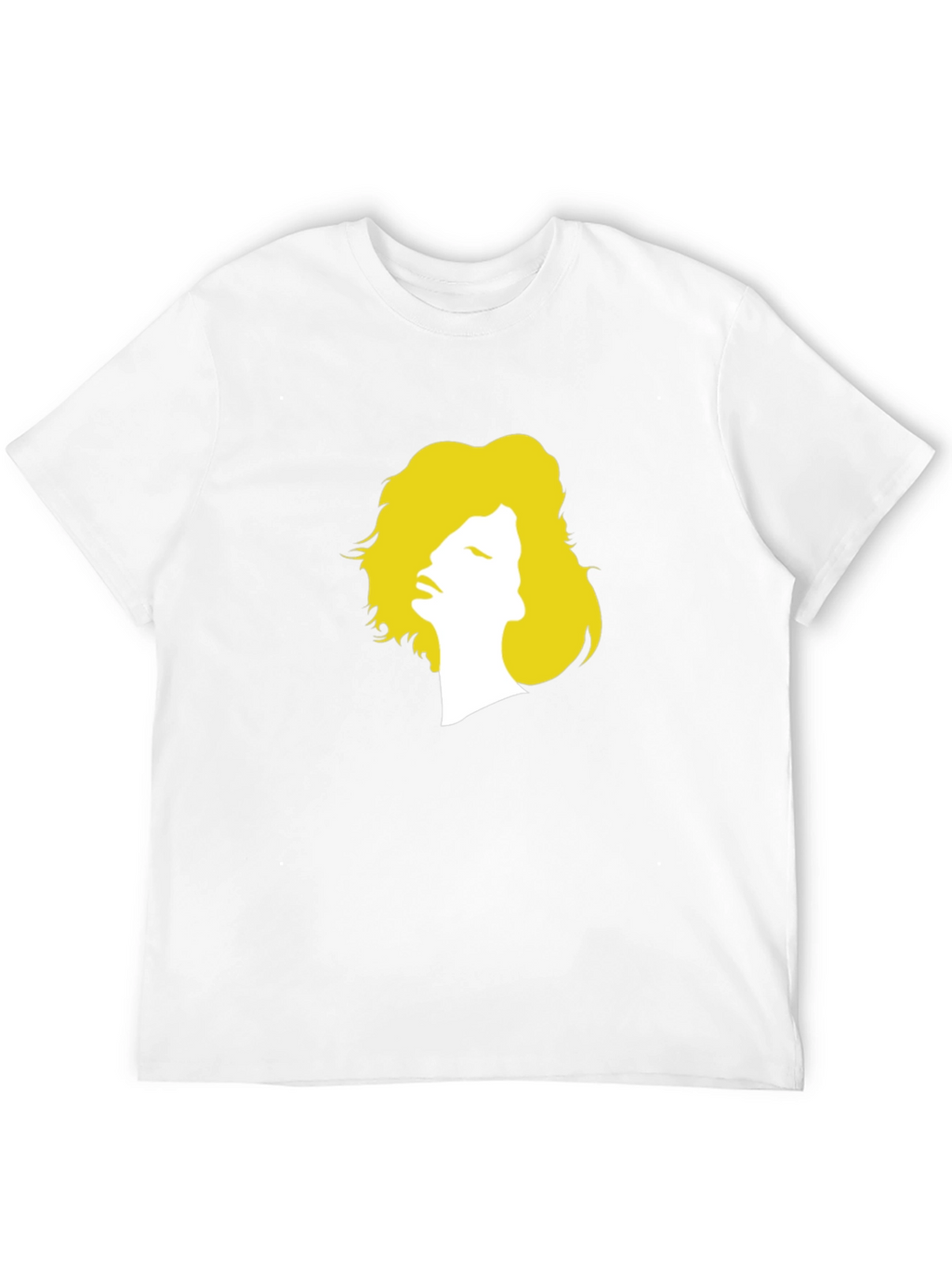 Silhouette Graphic Print Tee - Unisex Black T-Shirt