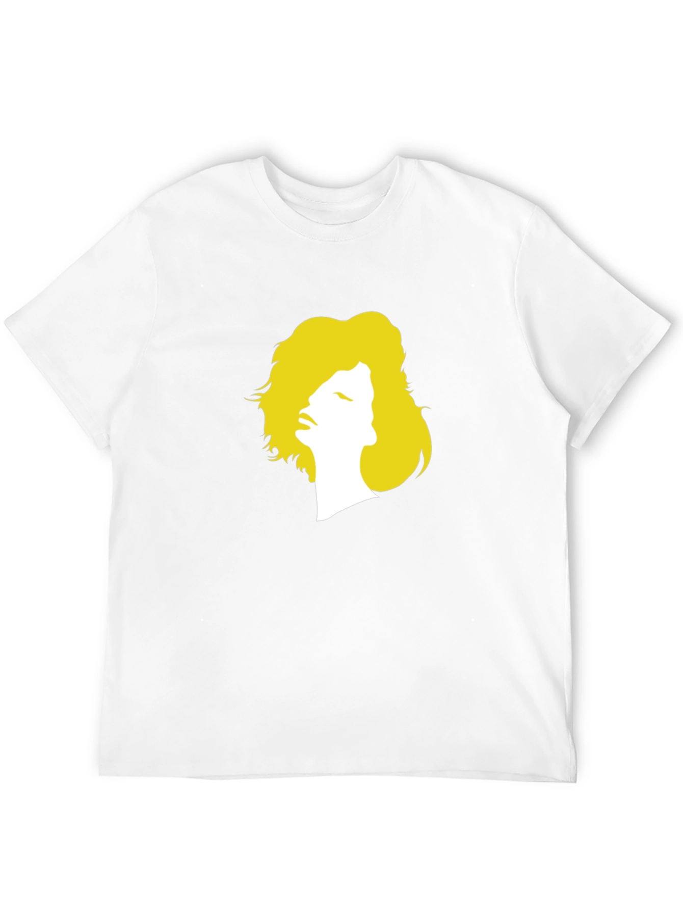 Silhouette Graphic Print Tee - Unisex Black T-Shirt