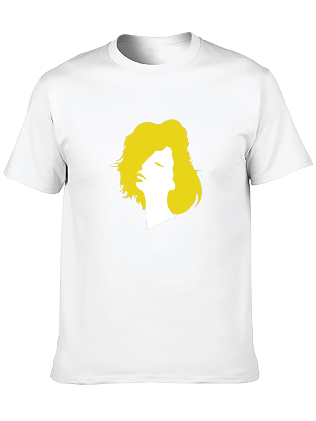 Silhouette Graphic Print Tee - Unisex Black T-Shirt