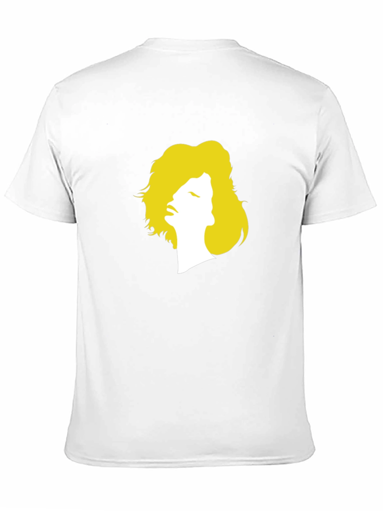 Silhouette Graphic Print Tee - Unisex Black T-Shirt