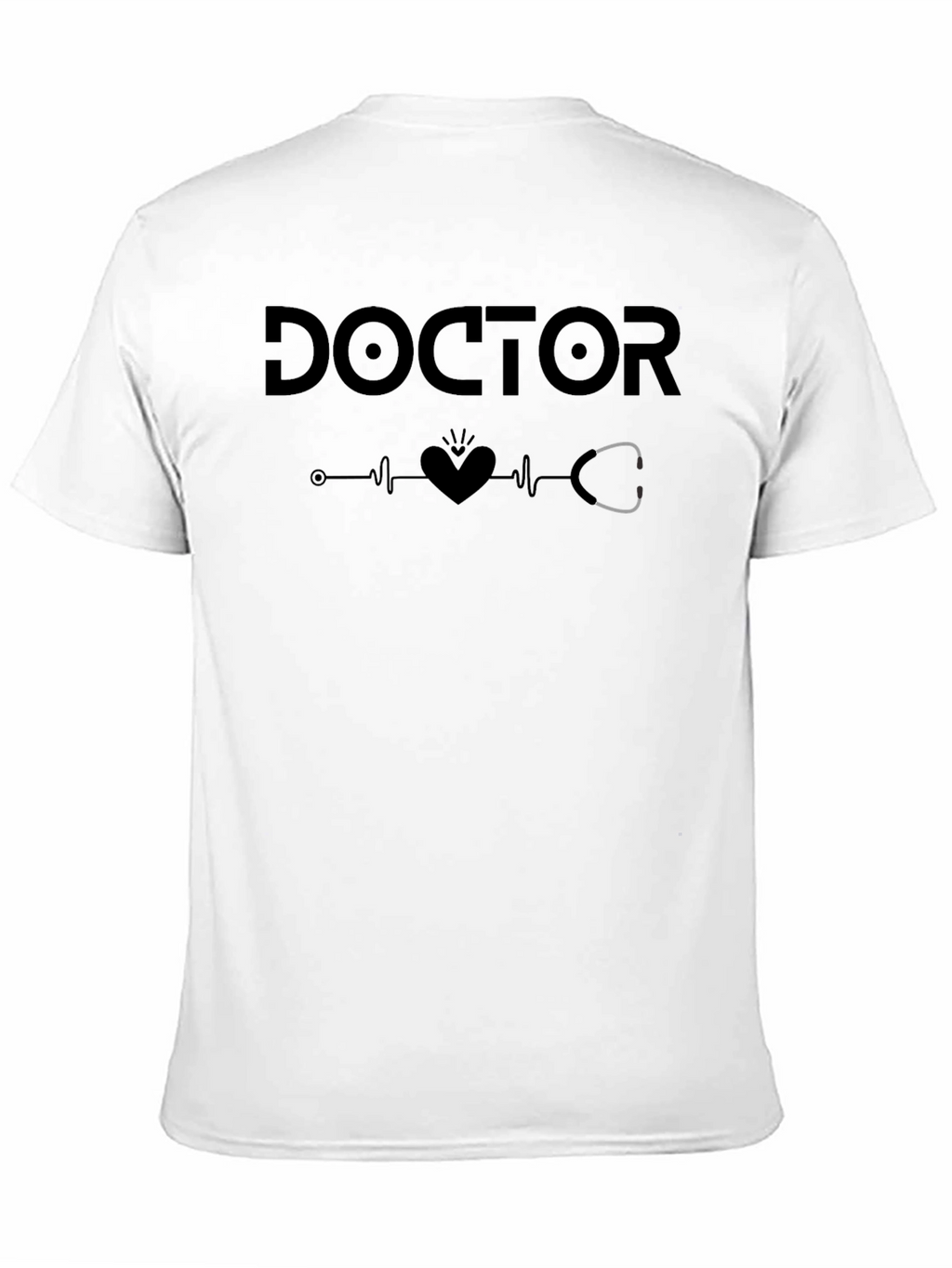 Doctor Heartbeat Stethoscope Graphic Tee