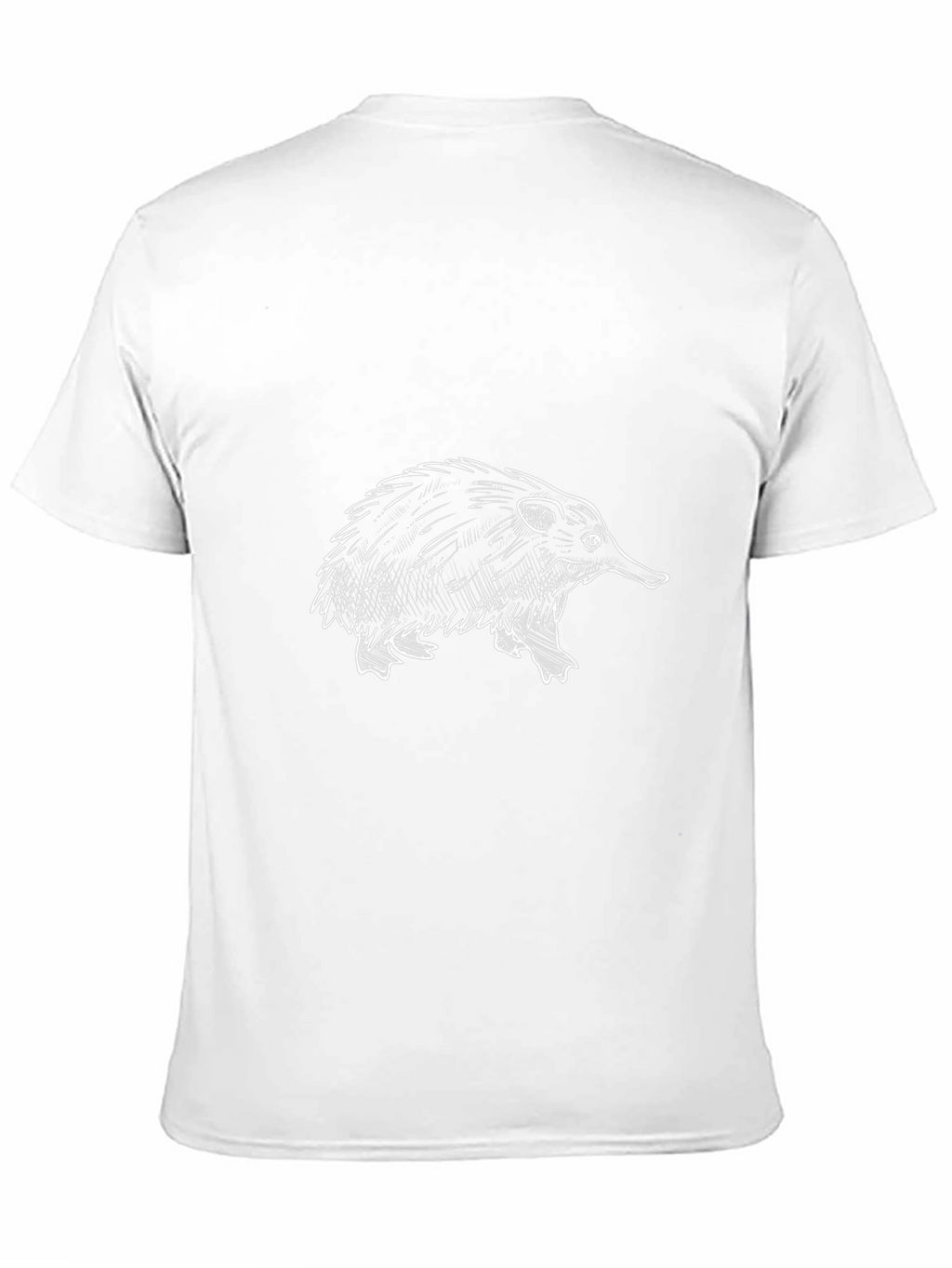 Echidna Graphic Tee - Black Cotton T-Shirt