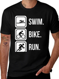Triathlon T-Shirt - Swim Bike Run