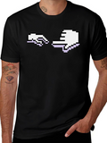Pixel Hand Creation T-Shirt - Retro Gaming Tee