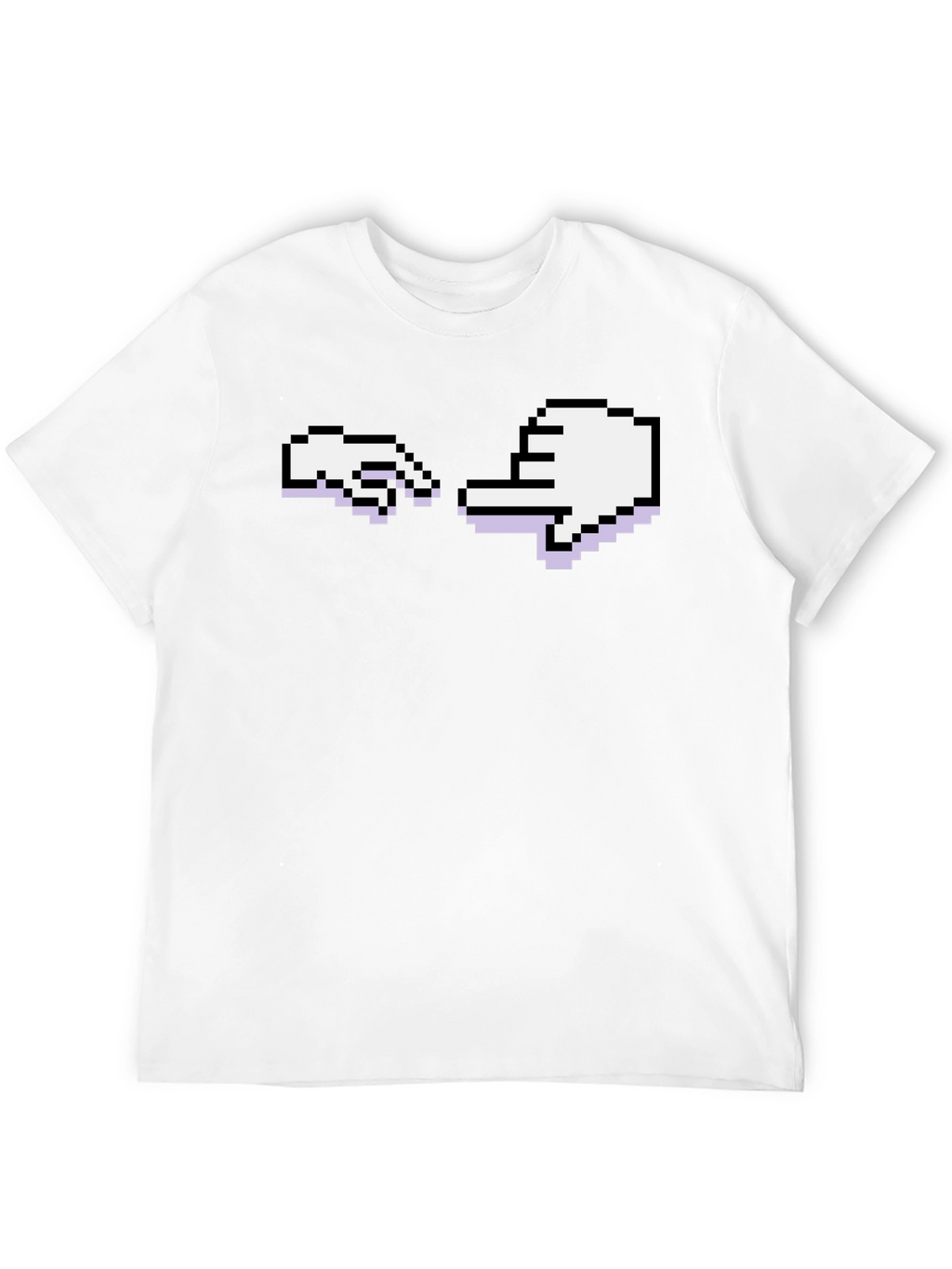 Pixel Hand Creation T-Shirt - Retro Gaming Tee