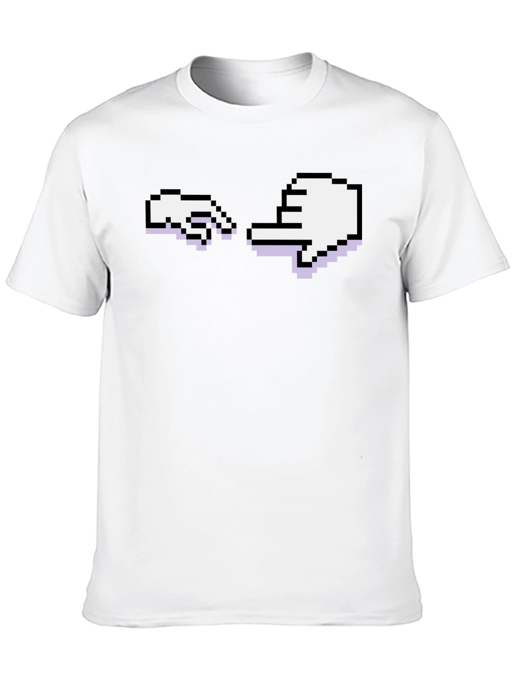 Pixel Hand Creation T-Shirt - Retro Gaming Tee