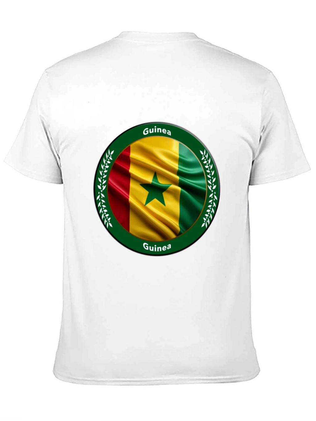Guinea Flag T-Shirt - Round Design