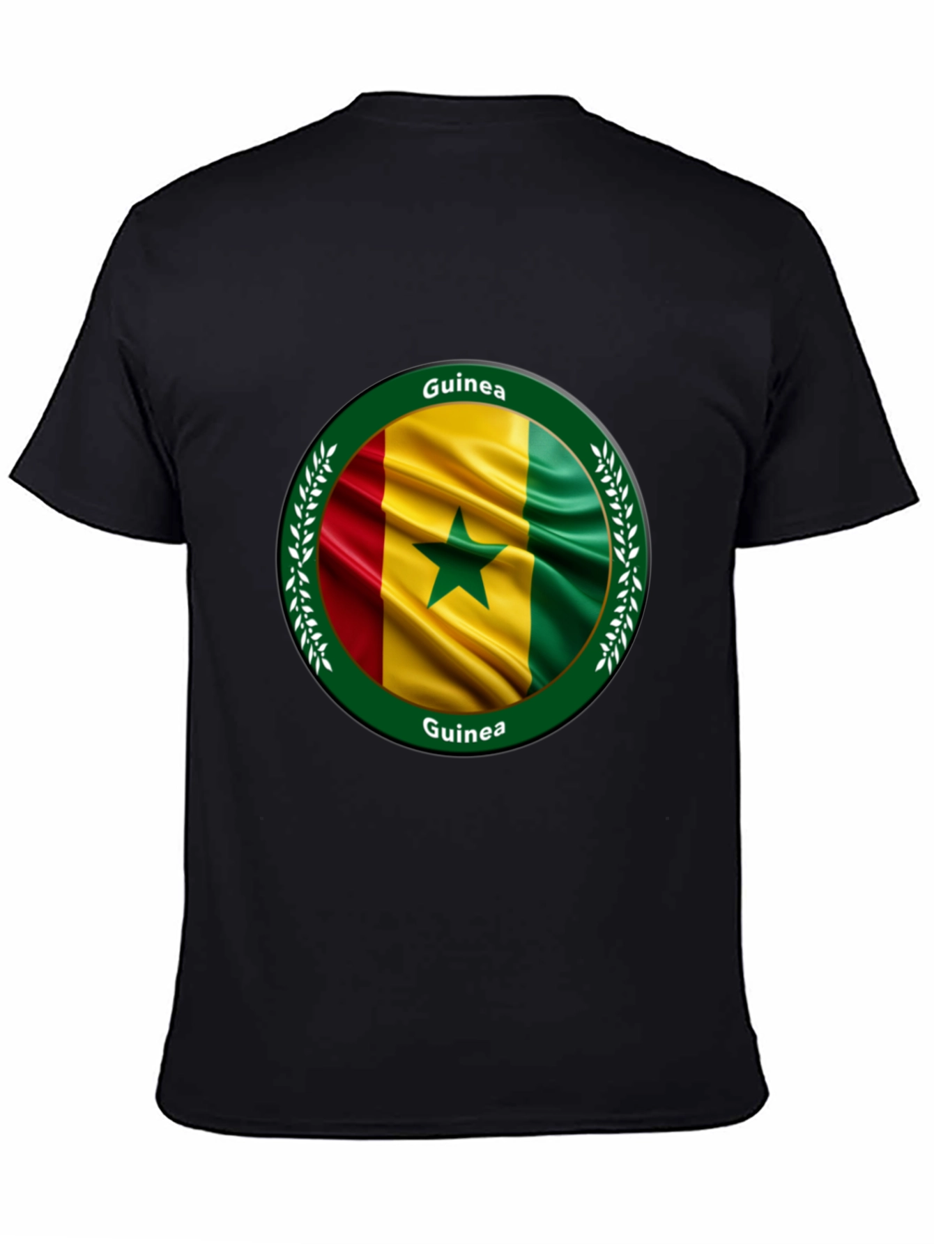Guinea Flag T-Shirt - Round Design