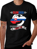 Slovakia Calling Mens Graphic T-Shirt