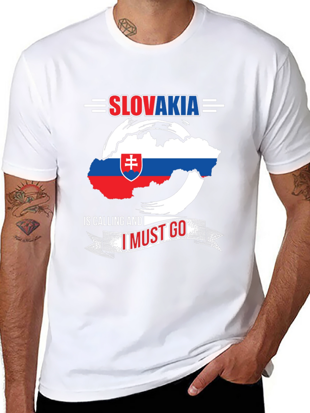Slovakia Calling Mens Graphic T-Shirt
