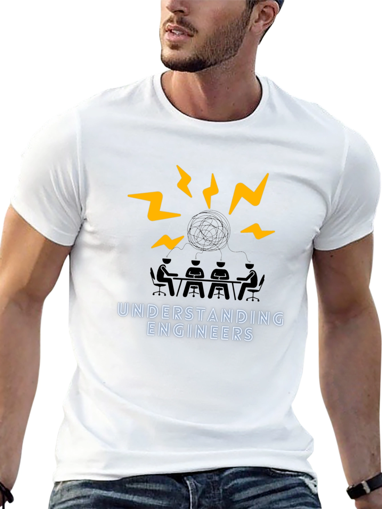 Understanding Engineers T-Shirt - Brainstorming Tee
