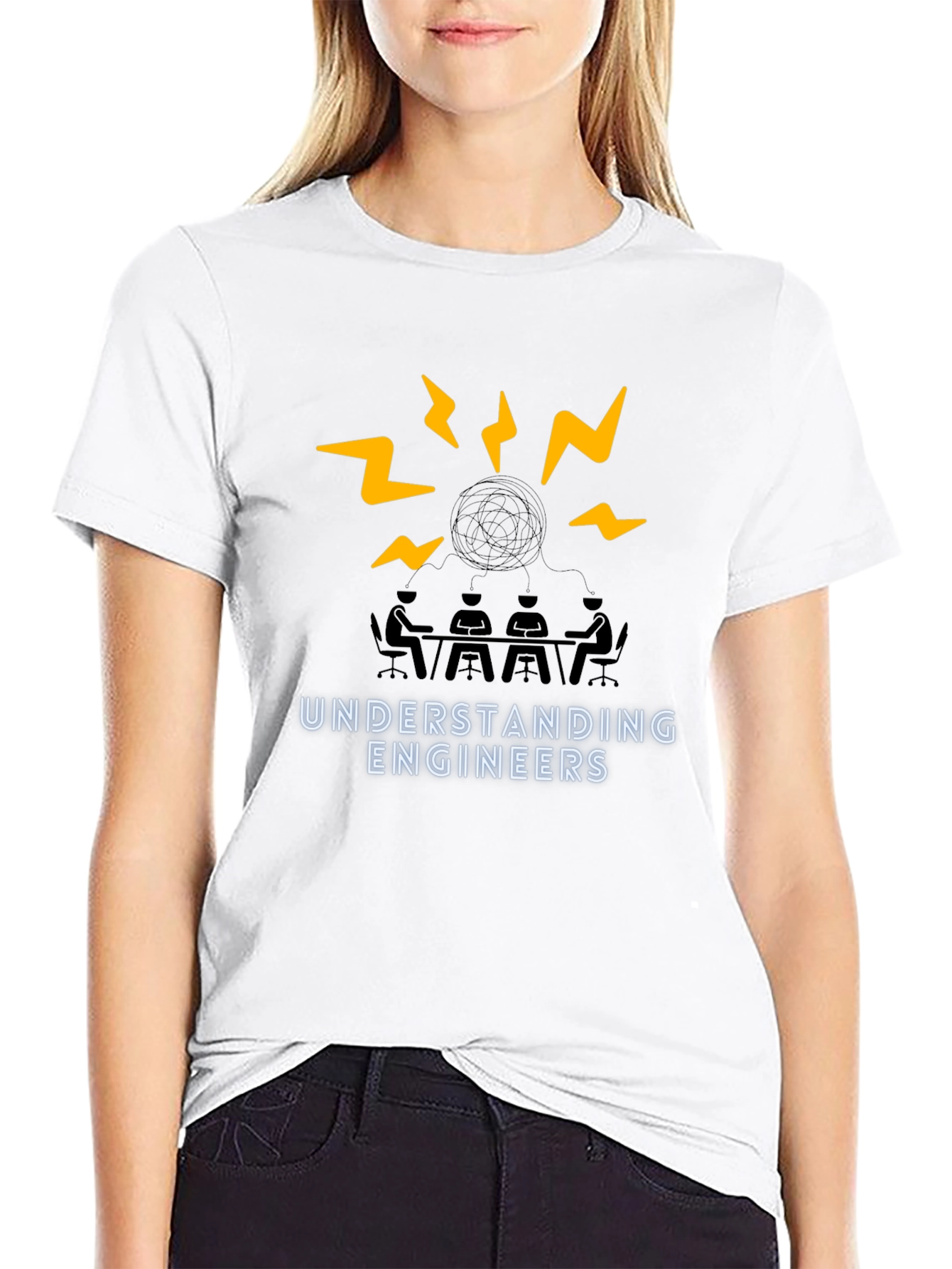 Understanding Engineers T-Shirt - Brainstorming Tee