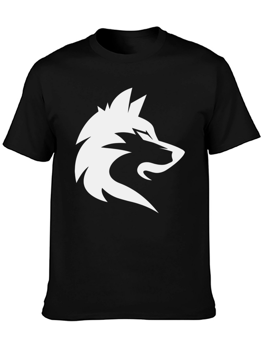 Black Wolf Logo T-Shirt - Mens Graphic Tee